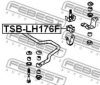 TOYOT 4881526050 Stabiliser Mounting